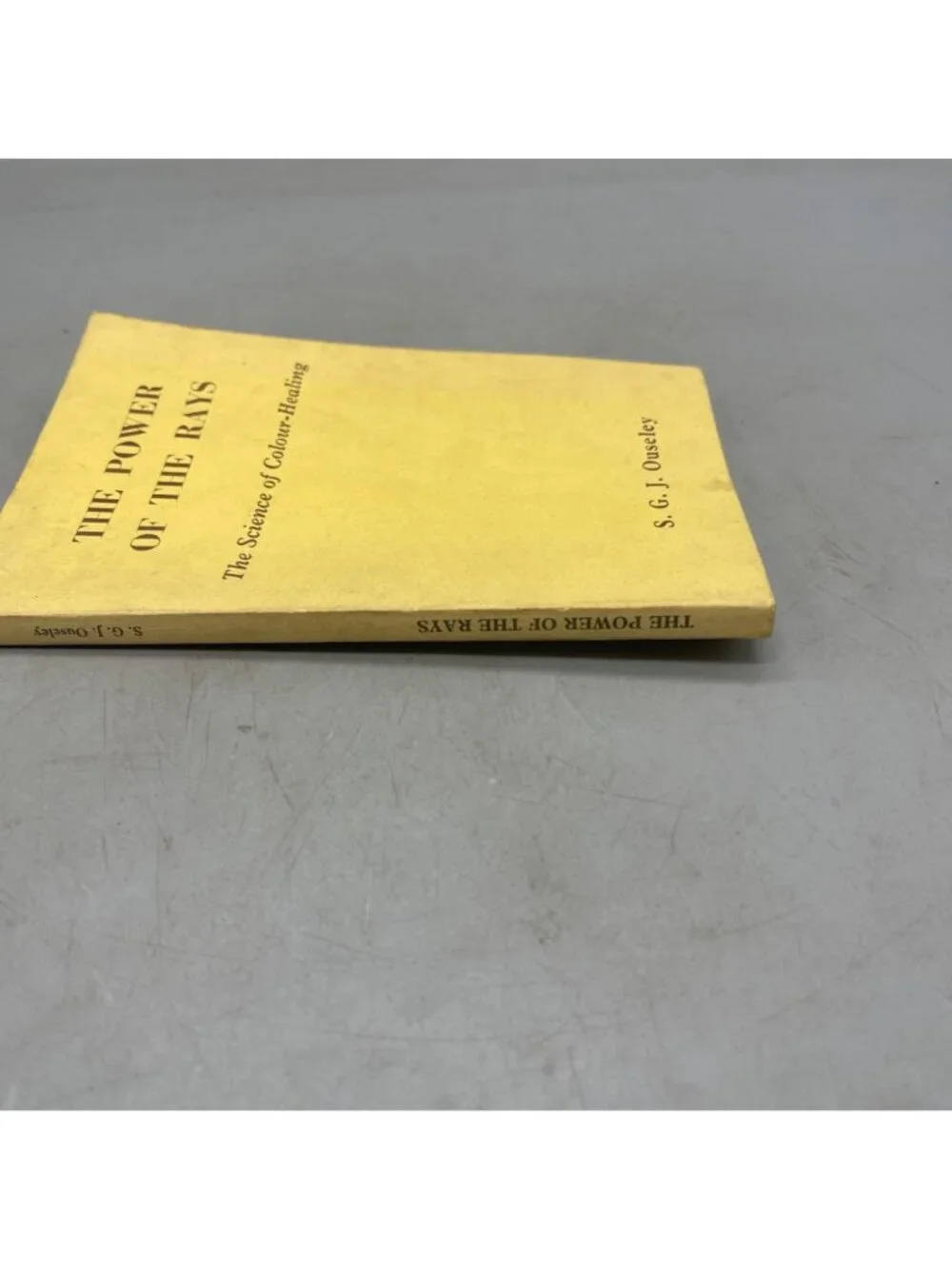 The Power Of The Rays By S.G.J. Ouseley Paperback The Science Of Colour-READ